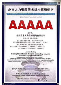 喜訊 民企首獲5A人力資源服務機構(gòu)認證，彰顯易才企業(yè)價值